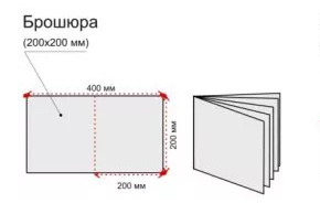 Брошюра 200х200мм