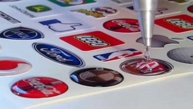 Заливные наклейки